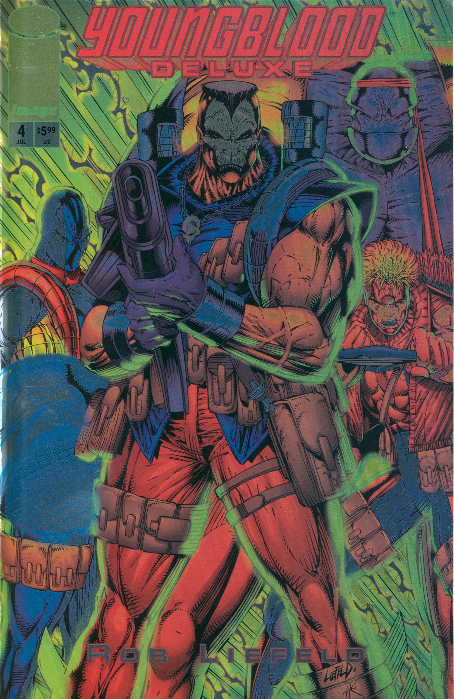 Youngblood Deluxe #4 Cover B Rob Liefeld Foil Variant