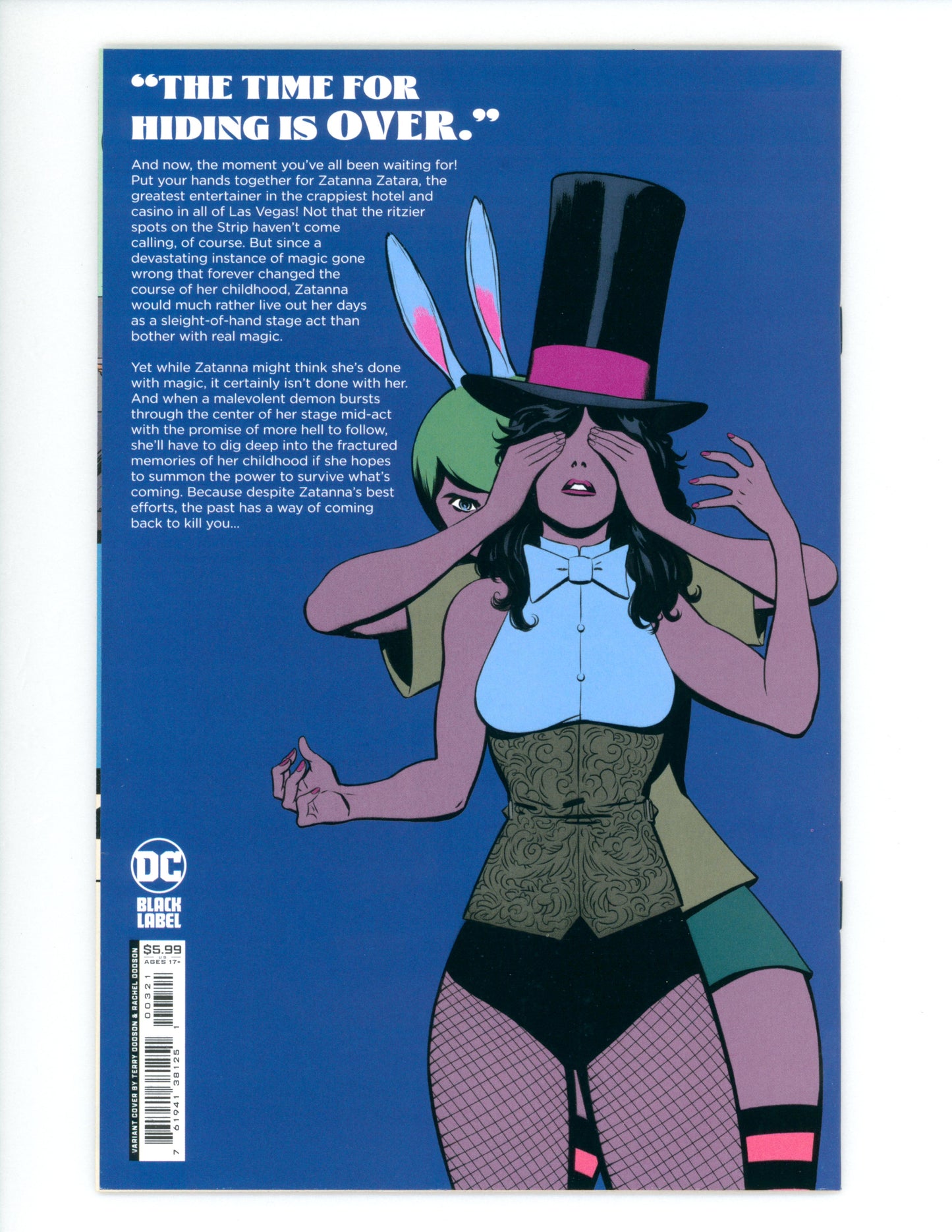 Zatanna Bring Down The House #3 Cover B Terry Dodson NM