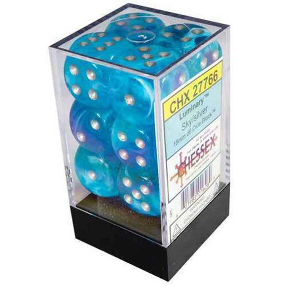 Chessex Luminary Sky Silver