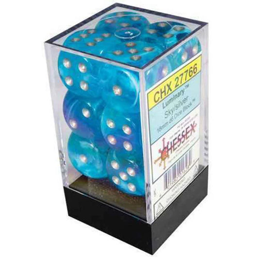 Chessex Luminary Sky Silver