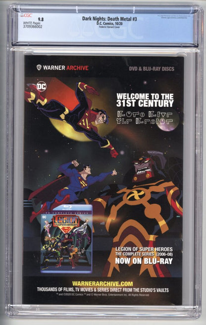 Dark Nights Death Metal #3  CGC 9.8  Federici Variant