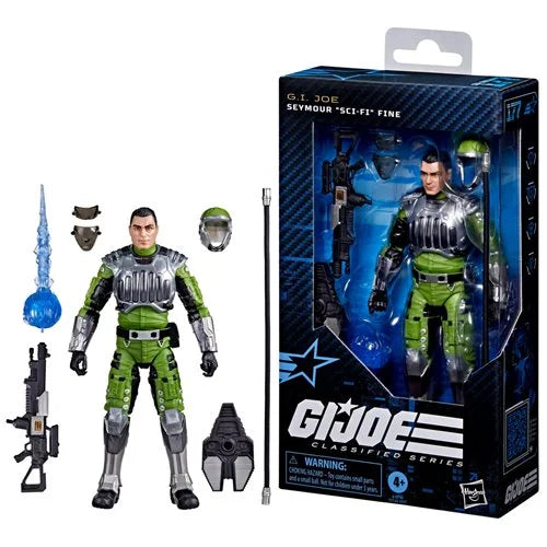 G.I. Joe Classified Series 6-Inch Action Figure Seymore "Sci-Fi" Fine
