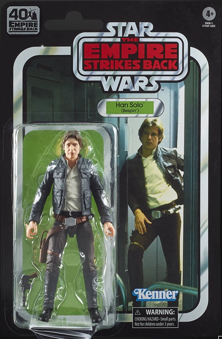 Star Wars 6" Black Series Han Solo (Bespin) (40th Anniversary)