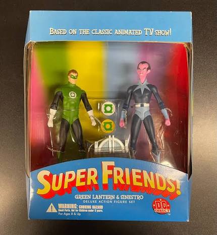 DC Direct Super Friends Deluxe Action Figure Set Green Lantern/Sinestro