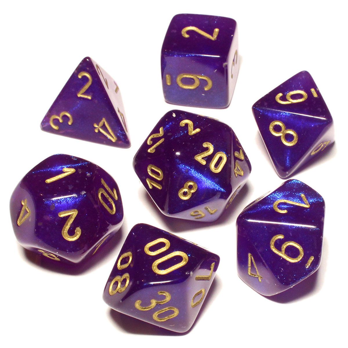 Chessex Borealis Royal Purple Gold