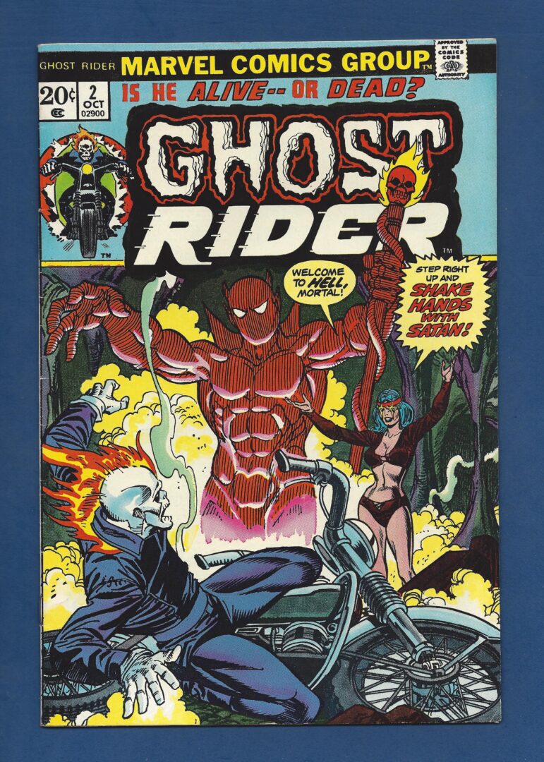Ghost Rider #2  FN  1st full appearance of Daimon Hellstrom (Son of Satan)