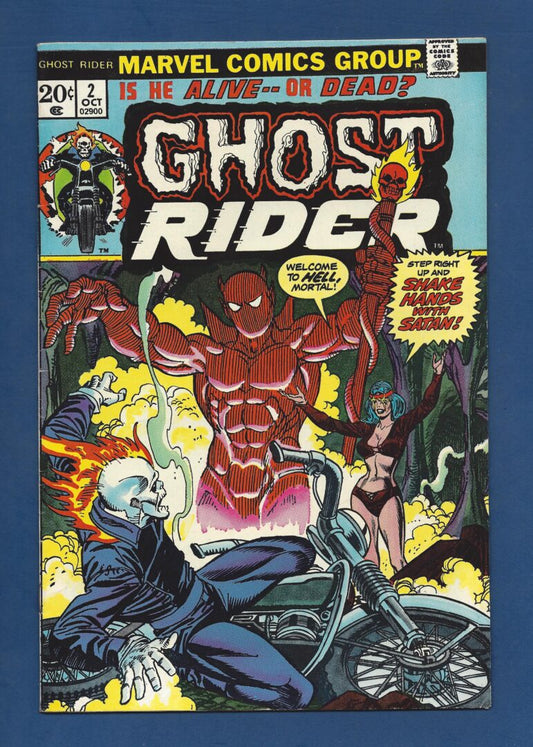 Ghost Rider #2  FN  1st full appearance of Daimon Hellstrom (Son of Satan)