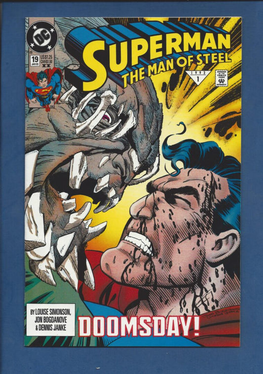 Superman the Man of Steel #19  NM-  2nd Print