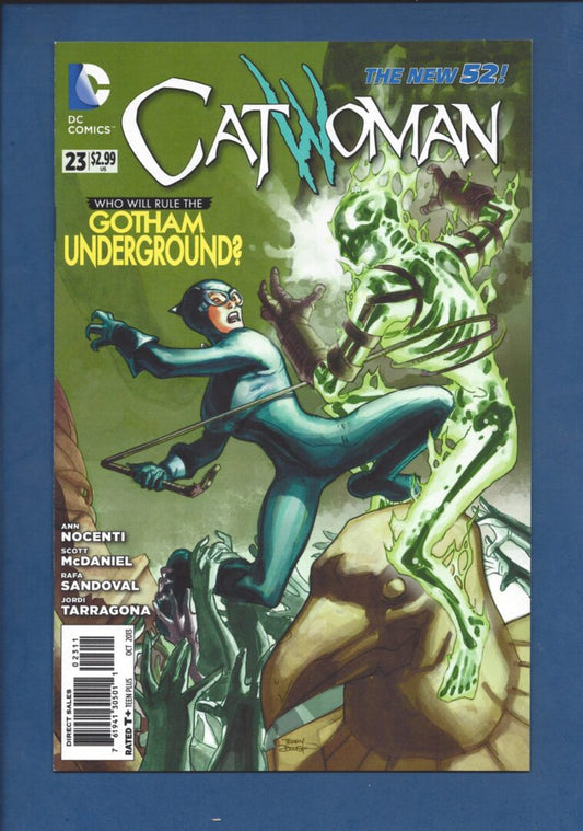 Catwoman #23  VF-  1st appearance of Duela Dent (the Joker's Daughter)