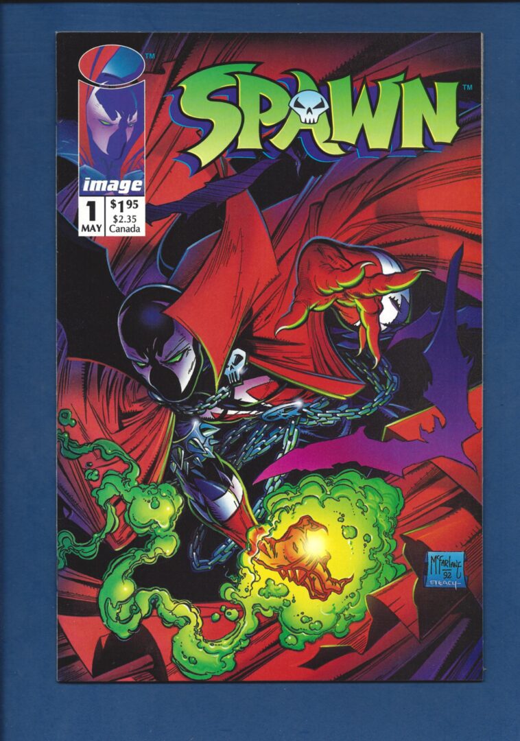 Spawn #1  VF-  1st appearance of Spawn (Al Simmons)
