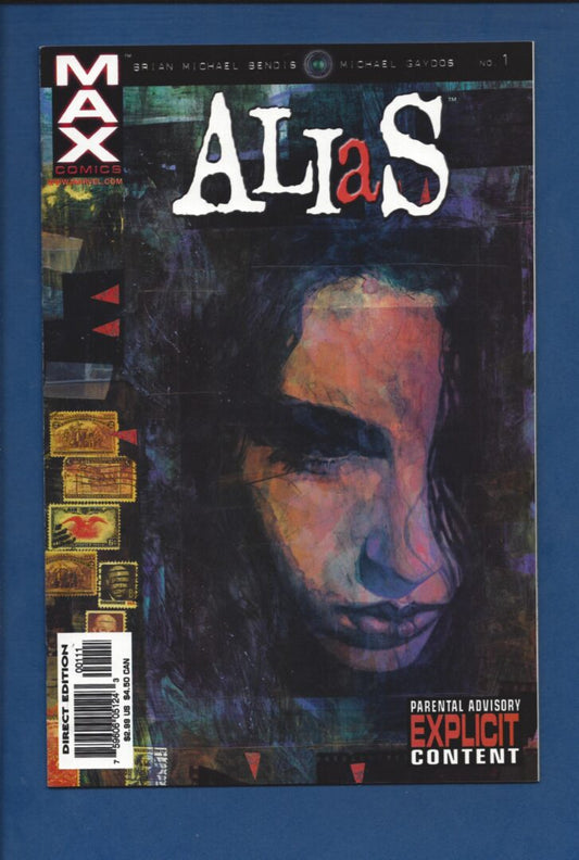 Alias #1  1st appearance of Jessica Jones  FN/VF