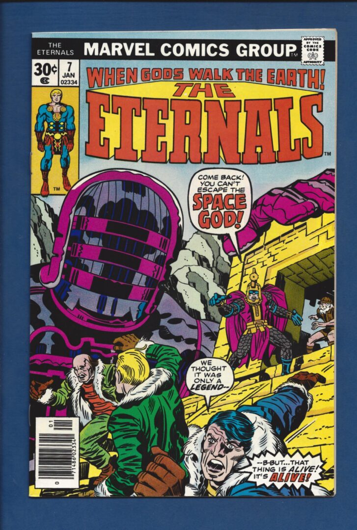 Eternals #7  1st appearance of Jemiah the Analyzer and Tefral the Surveyor FN+