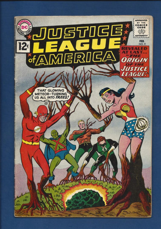 Justice League of America #9 VG- (Incomplete)  Origin of the Justice League