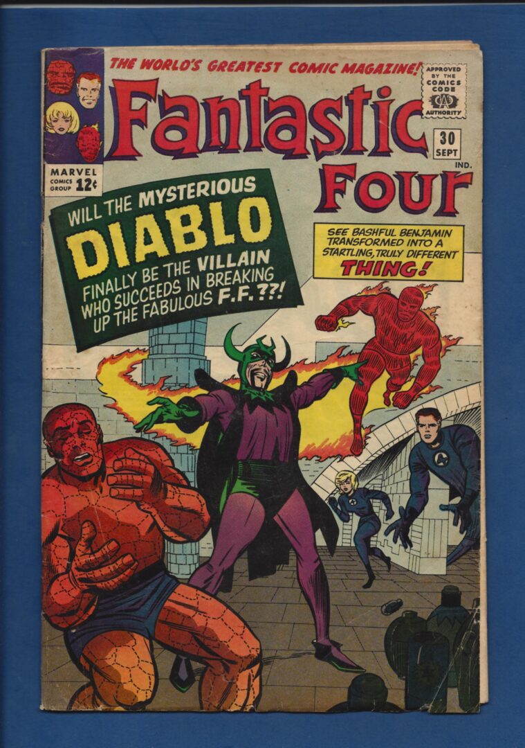 Fantastic Four #30  GD  1st appearance of Diablo