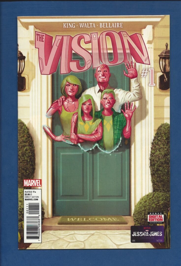 Vision #1  FN/VF  1st appearance of Virginia, Vin, & Viv Vision