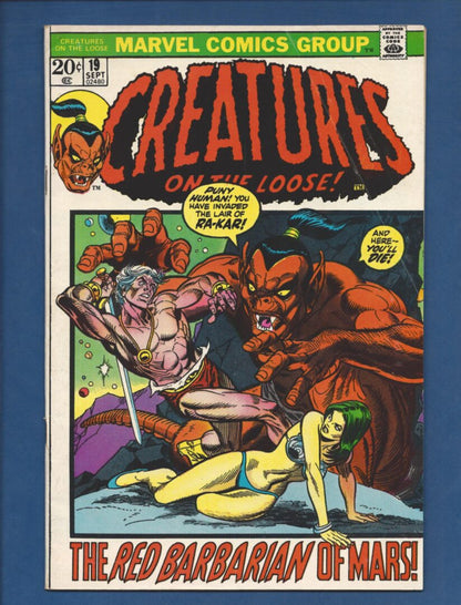Creatures on the Loose #19  VG+