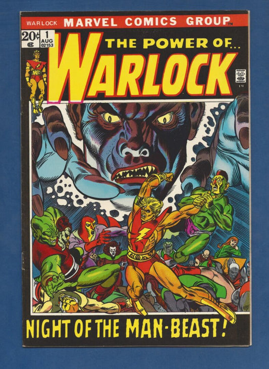 Warlock #1 FN/VF  Origin of Warlock  1st appearance of the Soul Gem