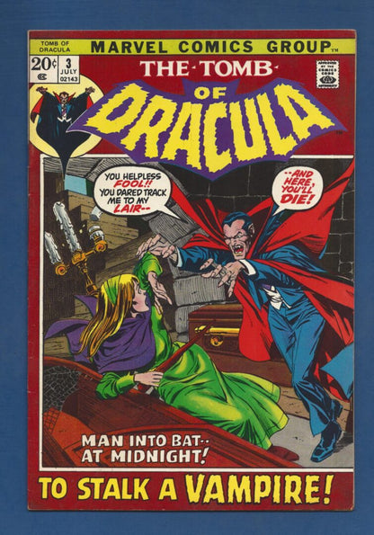 Tomb of Dracula #3  VG/FN  1st appearance ofRachel Van Helsing