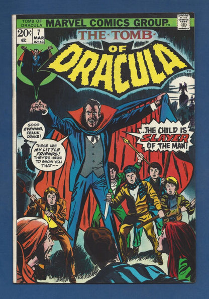 Tomb of Dracula #7  VG+  1st appearance of Quincy Harker