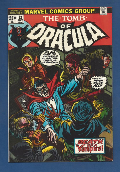 Tomb of Dracula #13  VG/FN  Origin of Blade