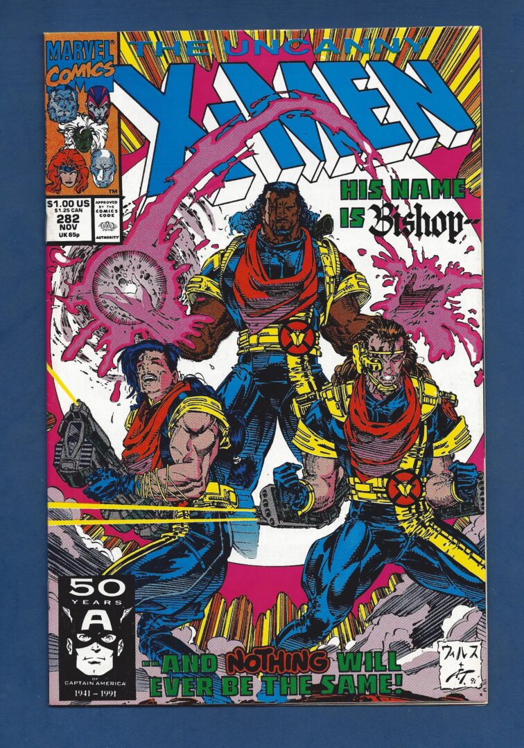 Uncanny X-Men #282  FN-  1st appearance of Bishop