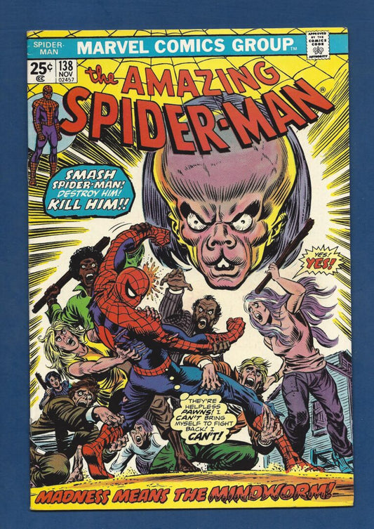 Amazing Spider-Man #138 VG/FN  1st appearance and origin of Mindworm