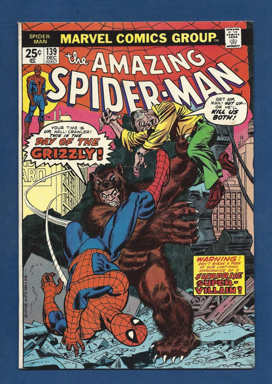 Amazing Spider-Man #139  FN+  1st appearance of the Grizzly