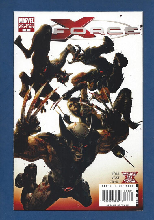 X-Force #4  VF  Bloody Variant