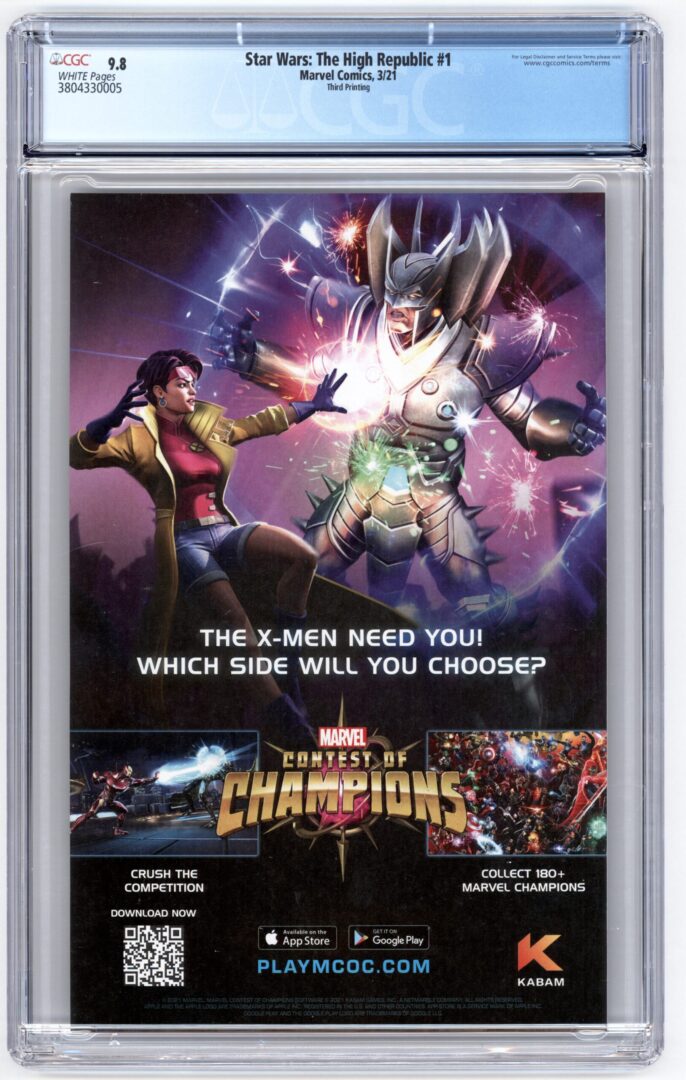 Star Wars The High Republic #1  3rd Print  CGC 9.8 1st App. of Keeve