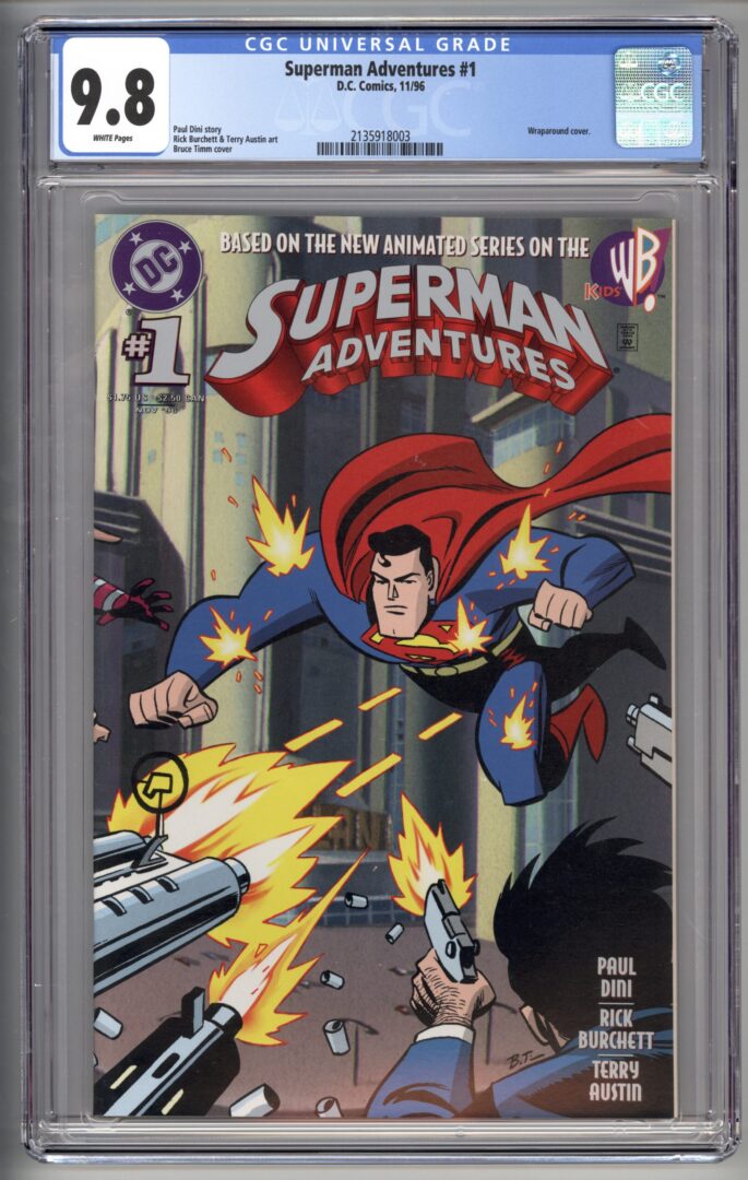 Superman Adventures #1  CGC 9.8  1st appearance of Mercy Graves