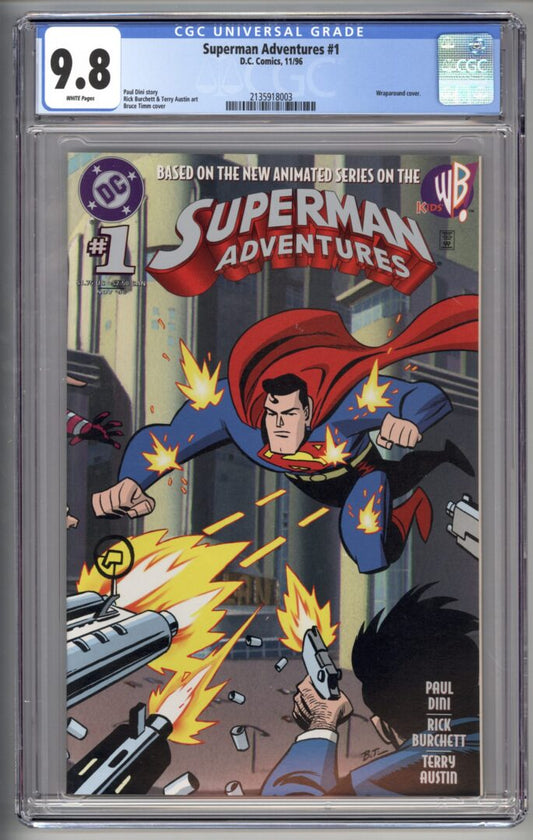 Superman Adventures #1  CGC 9.8  1st appearance of Mercy Graves