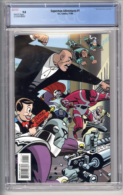 Superman Adventures #1  CGC 9.8  1st appearance of Mercy Graves