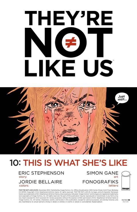 They're Not Like Us #10  NM