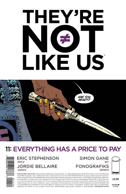 They're Not Like Us #11  NM