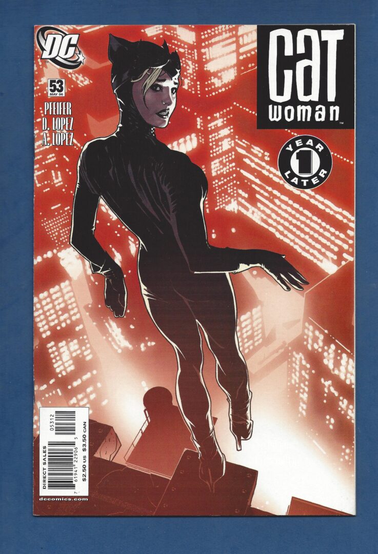 Catwoman #53 FN 2nd Print Written by Will Pfeifer Art by David Lopez &a...