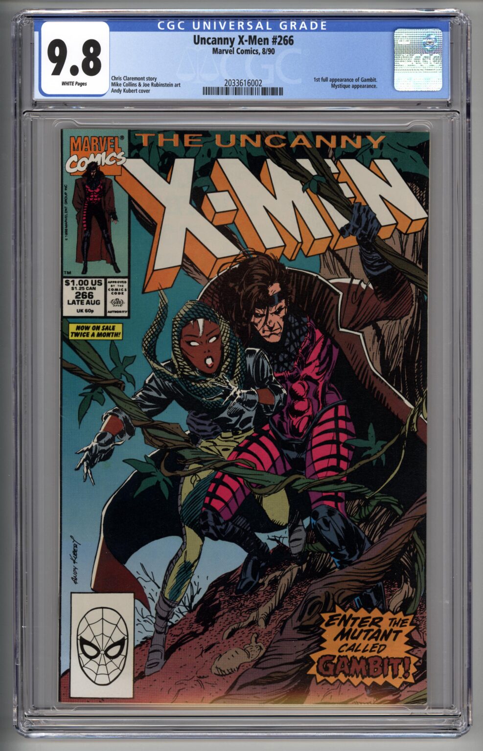 Uncanny X Men CGC St Appearance Of Gambit Androids Amazing Comics