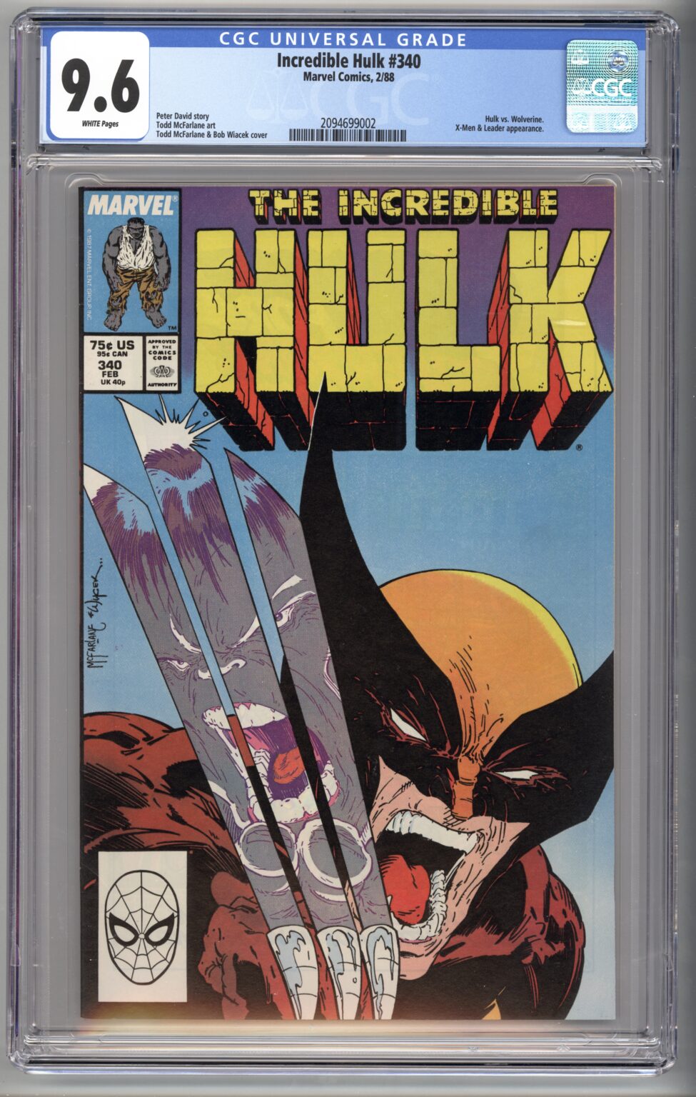 Incredible Hulk #340 CGC 9.6 - Android’s Amazing Comics