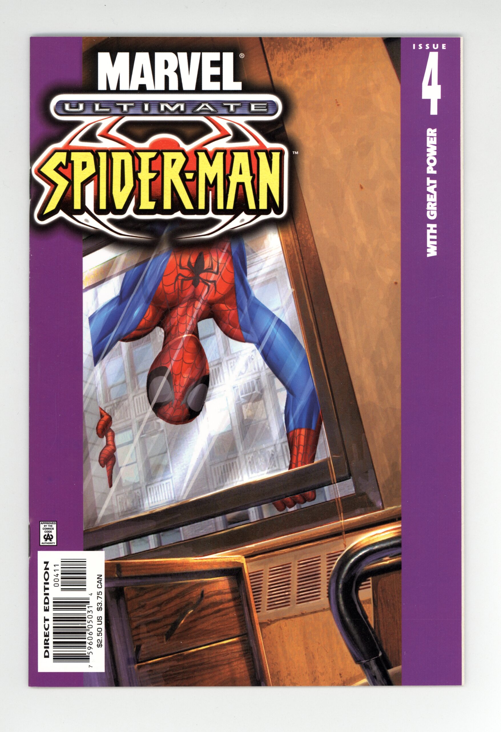 Ultimate Spider-Man #4 VF+ 1st brief appearance of Norman Osborn as the Green  Goblin - Android's Amazing Comics
