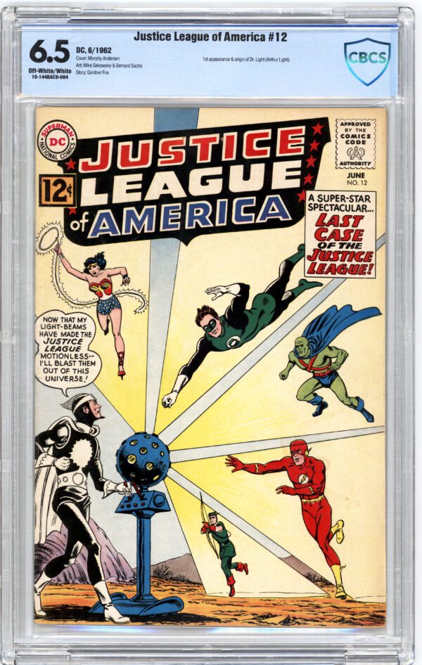 Justice League of America #12 comic book.