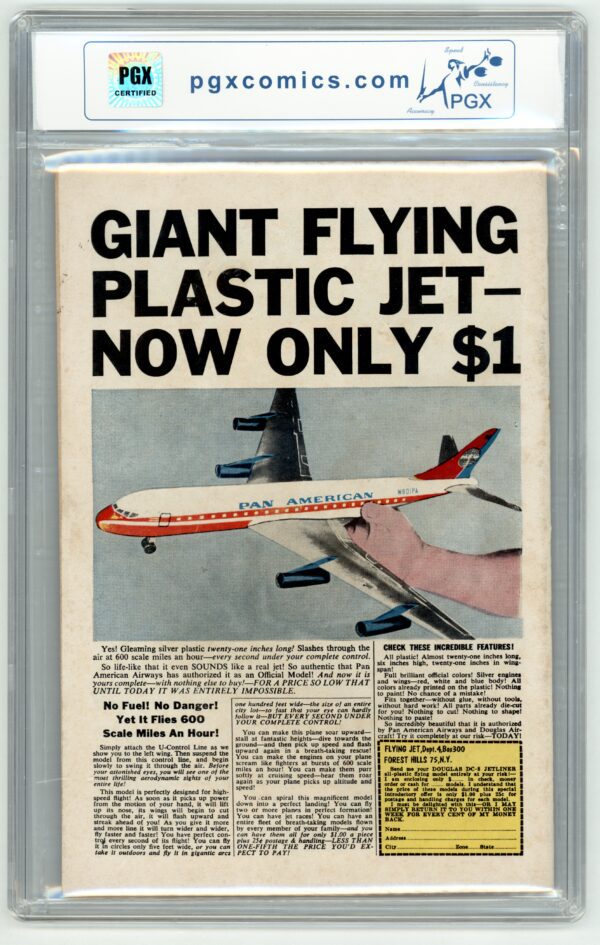 Giant flying plastic jet, only $1!