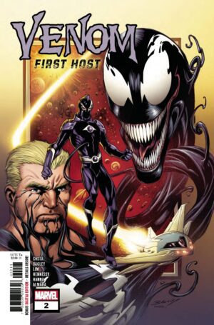 Cover image of venom first host comics