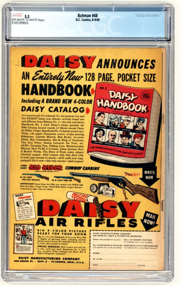 Daisy Air Rifles handbook and catalog.