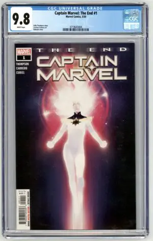 Back cover image of captain marvel the end