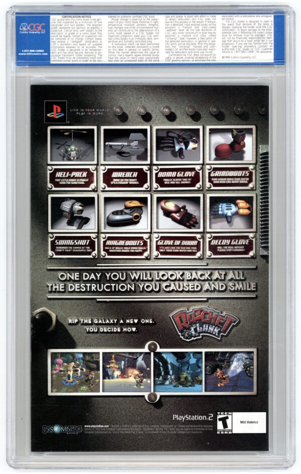 Back cover image of playstation game ultimate war