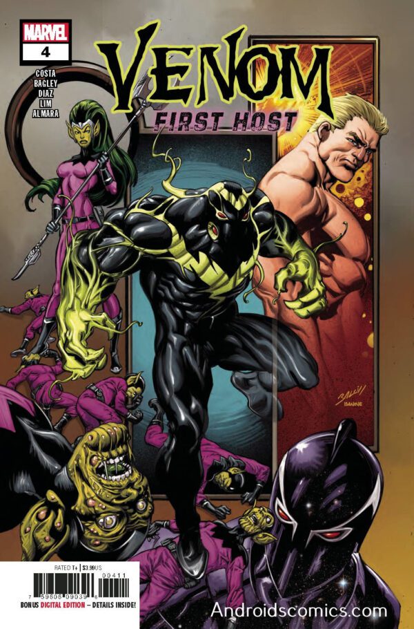 Venom First Host #4 comic book cover.