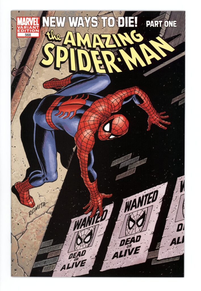 Back cover image of The Amazing spider man comics