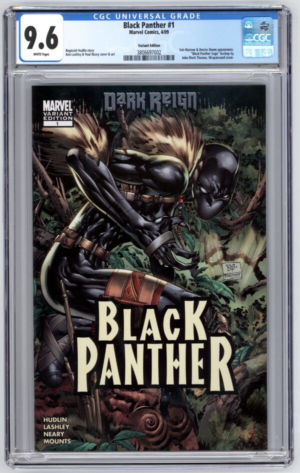 Cover image of black panther comic