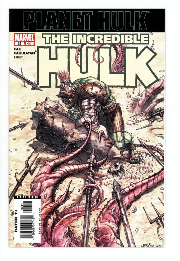 Incredible Hulk in Planet Hulk battle.