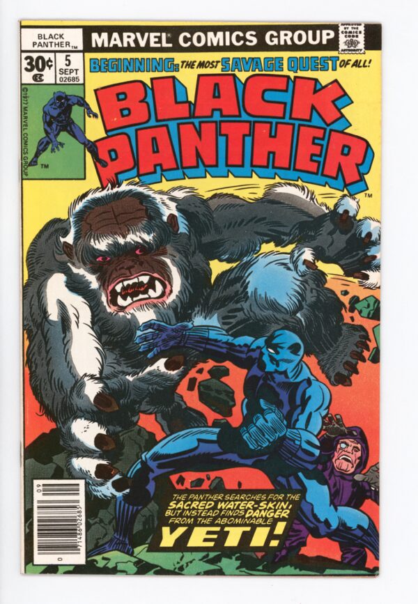 Black Panther fights abominable yeti.