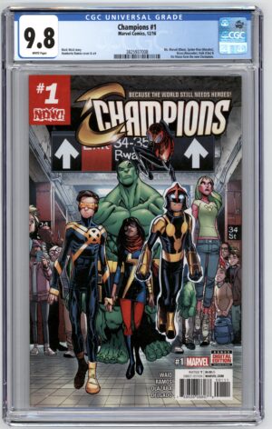 Cover image of marvel champions comics